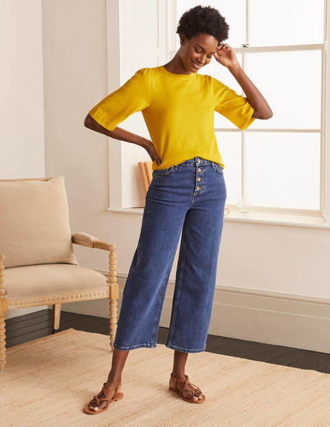 Abbotsbury Knitted Tee - Daffodil Abbotsbury Knitted Tee - Daffodil