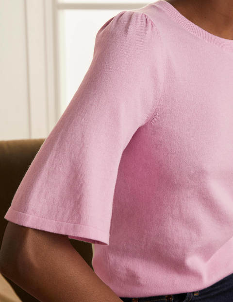 Abbotsbury Knitted Tee - Soft Peony Abbotsbury Knitted Tee - Soft Peony