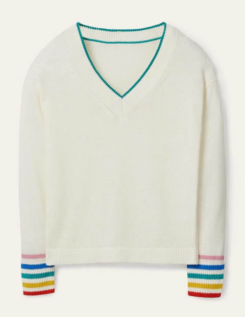 Bamburgh Relaxed Jumper - Ivory Bamburgh Relaxed Jumper - Ivory