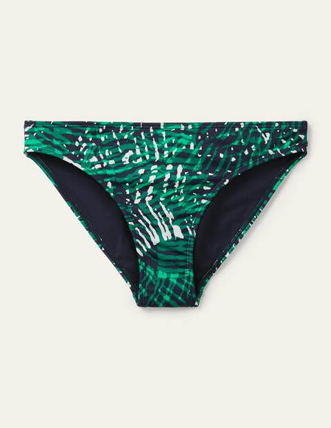 Bas de bikini - Bleu marine, motif Jungle Tropic Bas de bikini - Bleu marine, motif Jungle Tropic