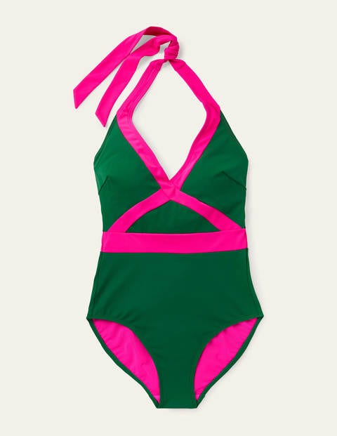 Kefalonia Swimsuit - Verde Colourblock Kefalonia Swimsuit - Verde Colourblock