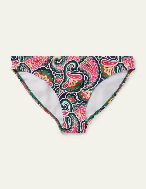 Bas de bikini Amalfi - Bleu marine foncé, motif Summer Paisley Bas de bikini Amalfi - Bleu marine foncé, motif Summer Paisley
