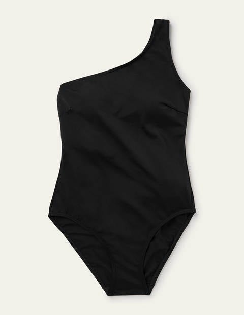 Evia One Shoulder Swimsuit - Nero Evia One Shoulder Swimsuit - Nero