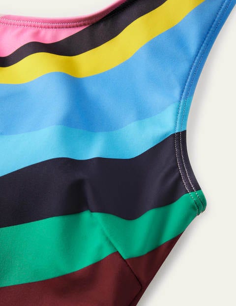Evia One Shoulder Swimsuit - Chartreuse, Mustique Wave Evia One Shoulder Swimsuit - Chartreuse, Mustique Wave