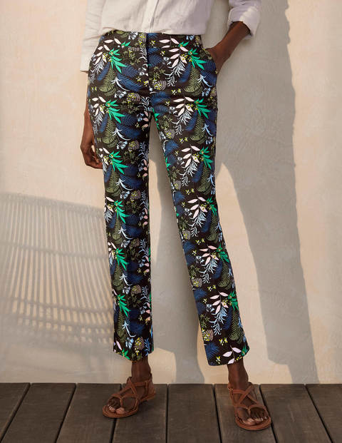 Richmond 7/8 Trousers - Black, Safari Fern Richmond 7/8 Trousers - Black, Safari Fern