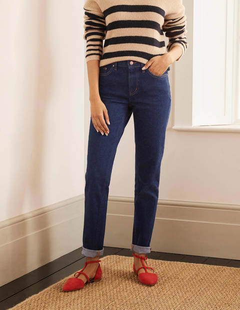 Girlfriend-Jeans - Indigoblau Girlfriend-Jeans - Indigoblau