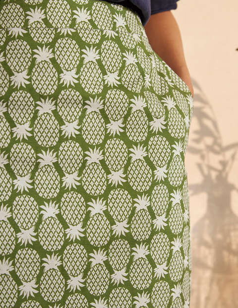 Gabriella Pencil Skirt - Pea, Pineapple Geo Gabriella Pencil Skirt - Pea, Pineapple Geo