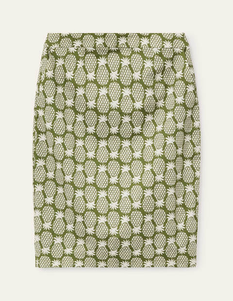 Gabriella Pencil Skirt - Pea, Pineapple Geo Gabriella Pencil Skirt - Pea, Pineapple Geo