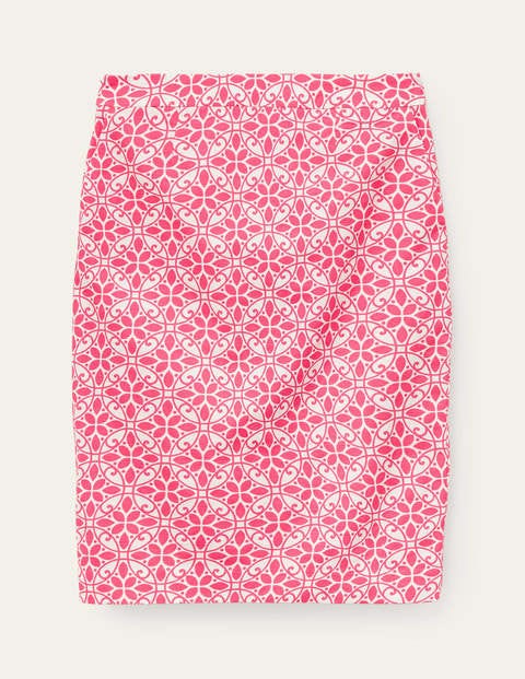 Gabriella Pencil Skirt - Lollipop, Ornate Lattice Gabriella Pencil Skirt - Lollipop, Ornate Lattice