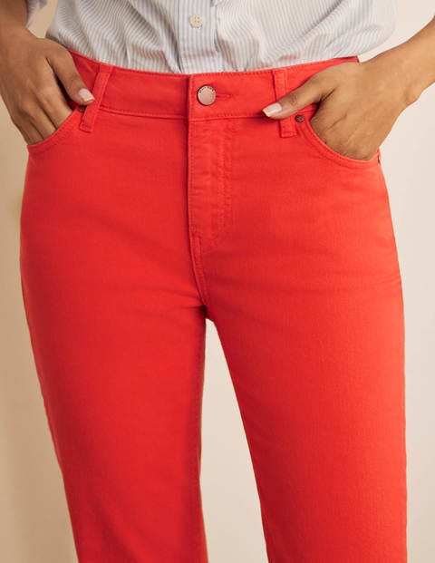 Slim Straight Ankle Skimmers - Cherry Red Slim Straight Ankle Skimmers - Cherry Red