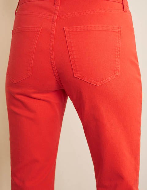 Slim Straight Ankle Skimmers - Cherry Red Slim Straight Ankle Skimmers - Cherry Red