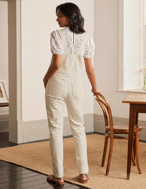 Girlfriend Overalls - Ecru Girlfriend Overalls - Ecru