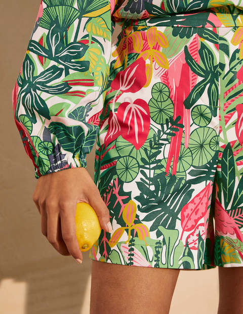 Danby Pull On Shorts - Palm Leaf, Paradise Jungle Danby Pull On Shorts - Palm Leaf, Paradise Jungle