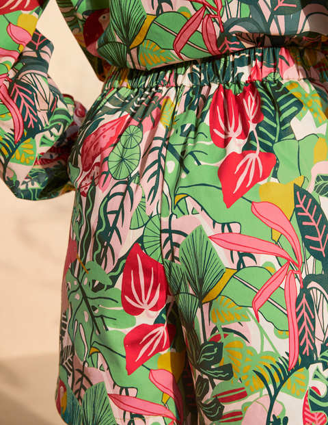 Danby Pull On Shorts - Palm Leaf, Paradise Jungle Danby Pull On Shorts - Palm Leaf, Paradise Jungle
