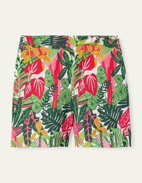 Danby Pull On Shorts - Palm Leaf, Paradise Jungle Danby Pull On Shorts - Palm Leaf, Paradise Jungle