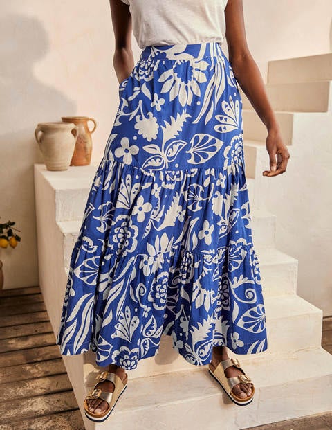 Lorna Tiered Maxi Skirt - Summit, Garden Tropic Lorna Tiered Maxi Skirt - Summit, Garden Tropic