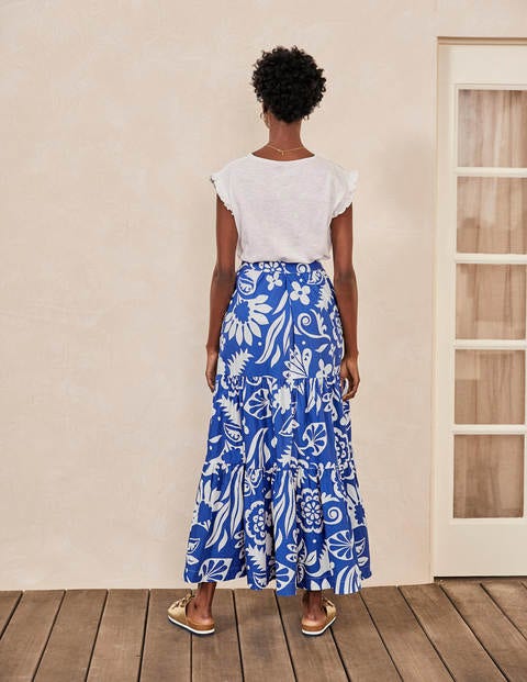 Lorna Tiered Maxi Skirt - Summit, Garden Tropic Lorna Tiered Maxi Skirt - Summit, Garden Tropic