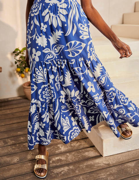 Lorna Tiered Maxi Skirt - Summit, Garden Tropic Lorna Tiered Maxi Skirt - Summit, Garden Tropic