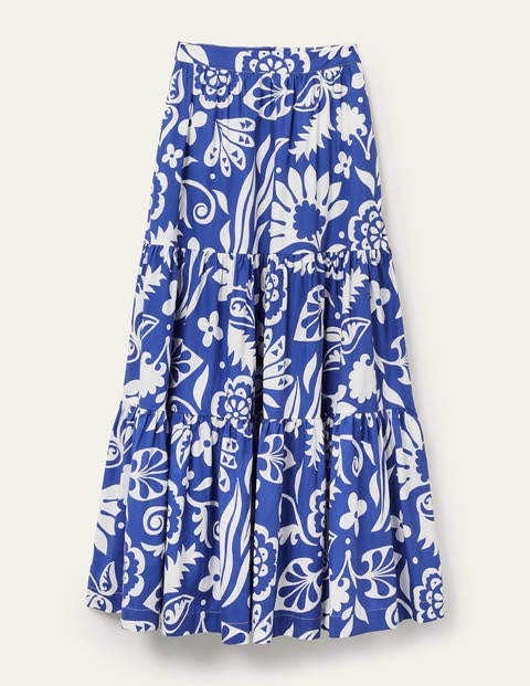 Lorna Tiered Maxi Skirt - Summit, Garden Tropic Lorna Tiered Maxi Skirt - Summit, Garden Tropic