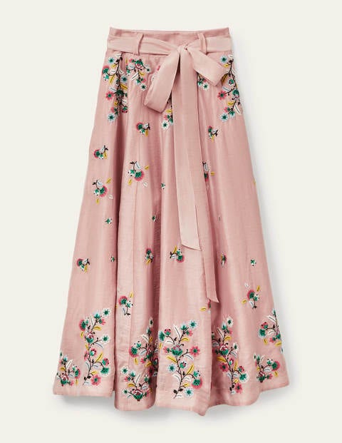 Cara Embroidered Skirt - Milkshake Cara Embroidered Skirt - Milkshake