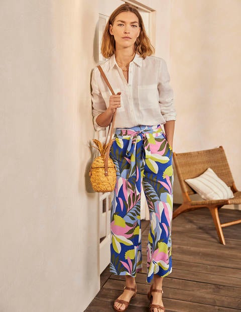 Caithness Pants - Plum Blossom, Tropical Flora Caithness Pants - Plum Blossom, Tropical Flora