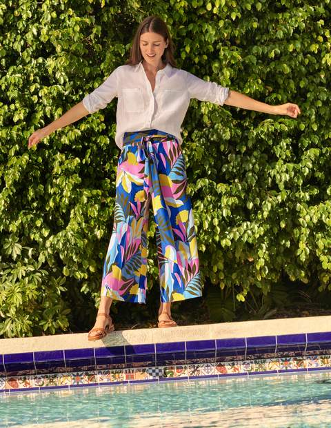Caithness Pants - Plum Blossom, Tropical Flora Caithness Pants - Plum Blossom, Tropical Flora