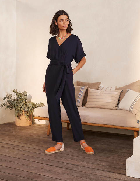 Alice Wrap Jumpsuit - Navy Alice Wrap Jumpsuit - Navy