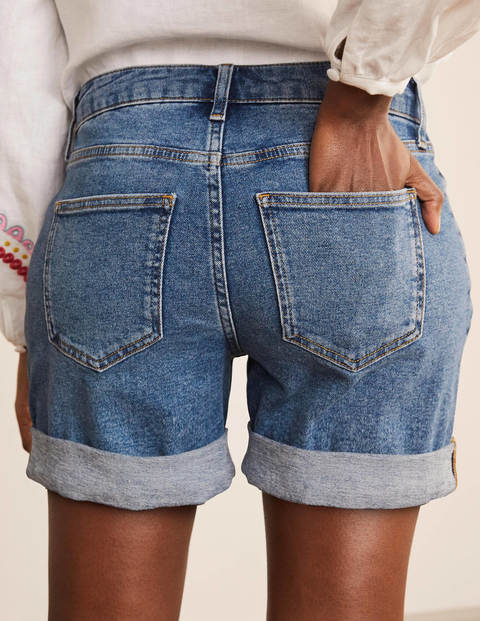 Devon Shorts - Mid Vintage Denim Devon Shorts - Mid Vintage Denim