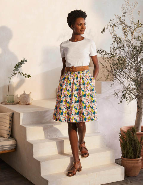 Georgia Skirt - Milkshake, Treetop Toucan Georgia Skirt - Milkshake, Treetop Toucan
