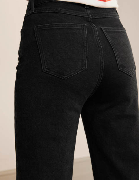 Jeans mit lockerem Bein - Rohweiß Knospen Jeans mit lockerem Bein - Rohweiß Knospen