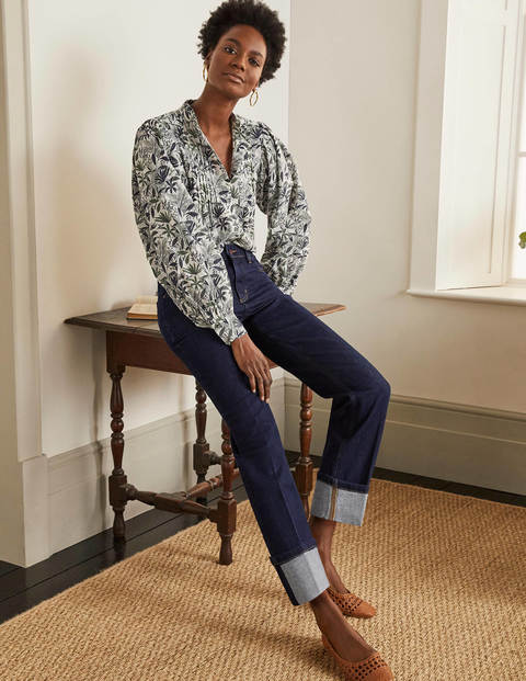 Big Turn Up Jeans - Indigo Big Turn Up Jeans - Indigo