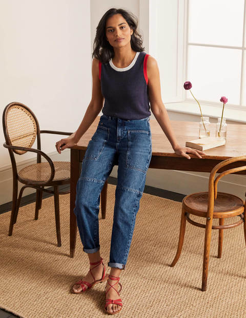 Big Pocket Balloon Jeans - Mid Vintage Big Pocket Balloon Jeans - Mid Vintage