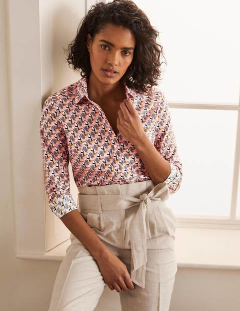 Modern Classic Shirt - Milkshake, Toucan Tile Modern Classic Shirt - Milkshake, Toucan Tile
