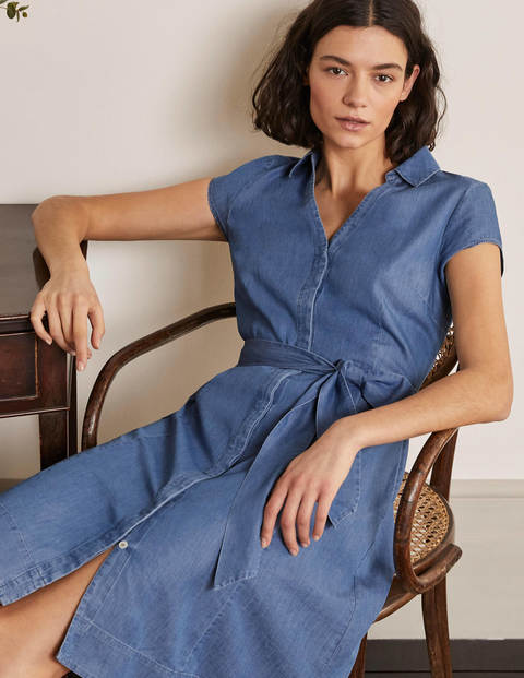 Rowena Shirt Dress - Chambray Rowena Shirt Dress - Chambray