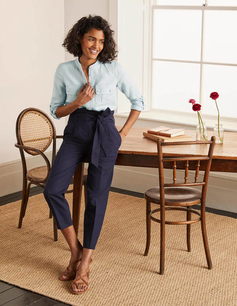 Dolores Linen Shirt - Surf Dolores Linen Shirt - Surf