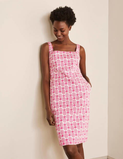 Yolande Shift Dress - Party Pink, Pineapple Geo Yolande Shift Dress - Party Pink, Pineapple Geo