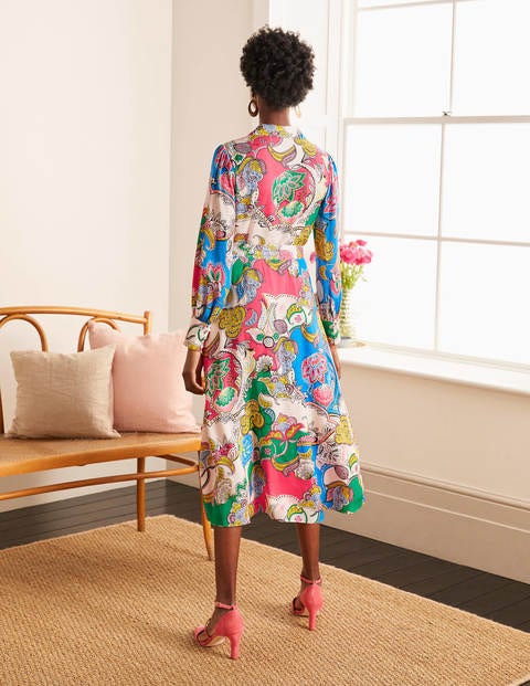 Rosanna Midi Shirt Dress - Azalea, Enchanted Amour Rosanna Midi Shirt Dress - Azalea, Enchanted Amour