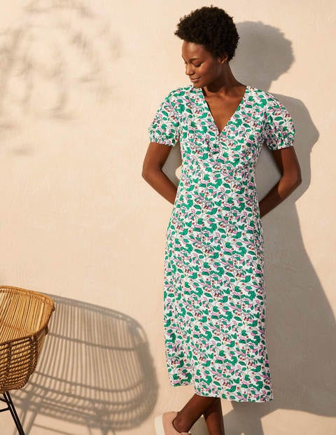 Tessa Midi Dress - Ivory, Orchard Tessa Midi Dress - Ivory, Orchard