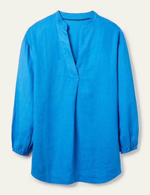 Chemise Hannah en lin - Bleu marocain Chemise Hannah en lin - Bleu marocain