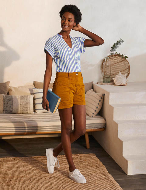Evie Linen Shirt - Summit Stripe Evie Linen Shirt - Summit Stripe