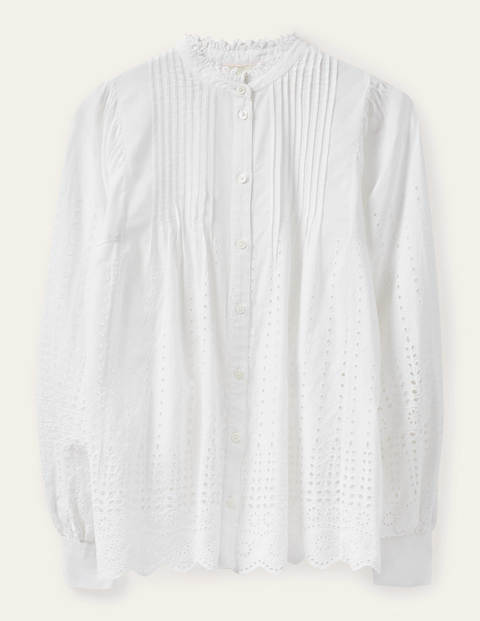Miranda Blouse - White Broderie Miranda Blouse - White Broderie