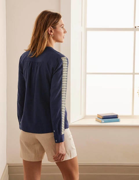 Esme Besticktes Oberteil - Navy Esme Besticktes Oberteil - Navy