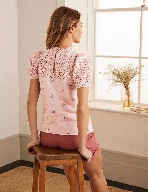 Altheda Broderie Top - Milkshake Altheda Broderie Top - Milkshake