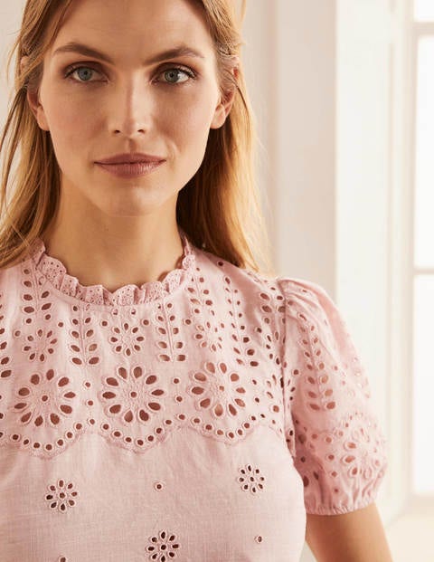Altheda Broderie Top - Milkshake Altheda Broderie Top - Milkshake
