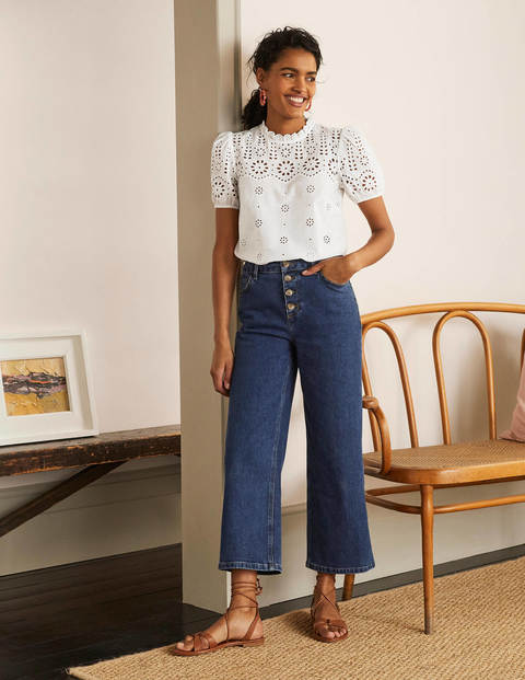 Altheda Broderie Top - White Altheda Broderie Top - White
