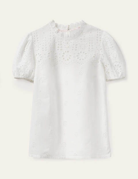 Altheda Broderie Top - White Altheda Broderie Top - White