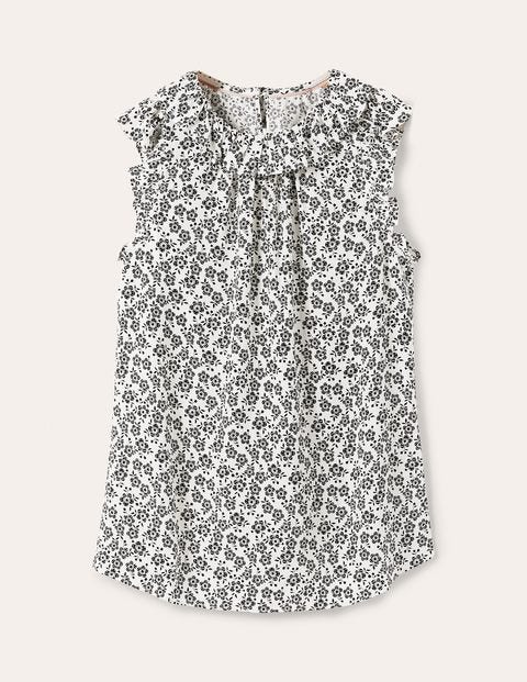 Helen Top - Ivory, Cherry Blossom Helen Top - Ivory, Cherry Blossom
