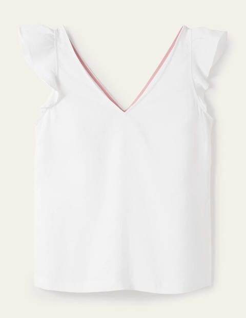 Andrea Linen Top - White Andrea Linen Top - White
