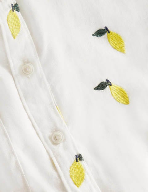 Embroidered Linen Shirt