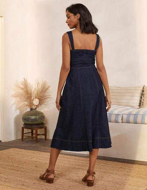 Virginie Denim Dress - Dark Denim Virginie Denim Dress - Dark Denim